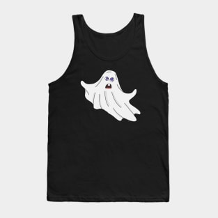 A Fluffy Ghost Flying Tank Top